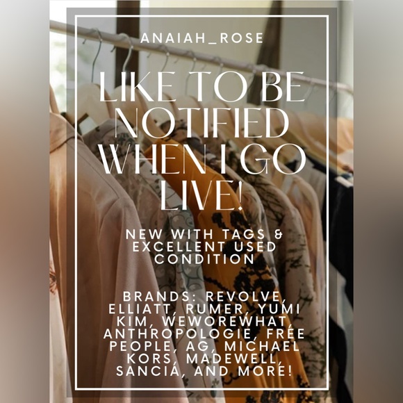 LIVE SHOW FLYER! Like to be notified when I go live. - Picture 2 of 3